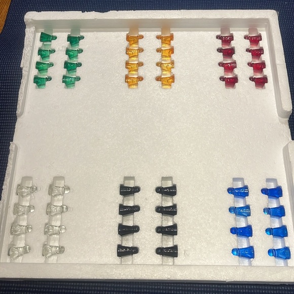 Colourful Glass Chinese Checkers 14” Glass Game board and Pieces 2003 Complete - Picture 4 of 6